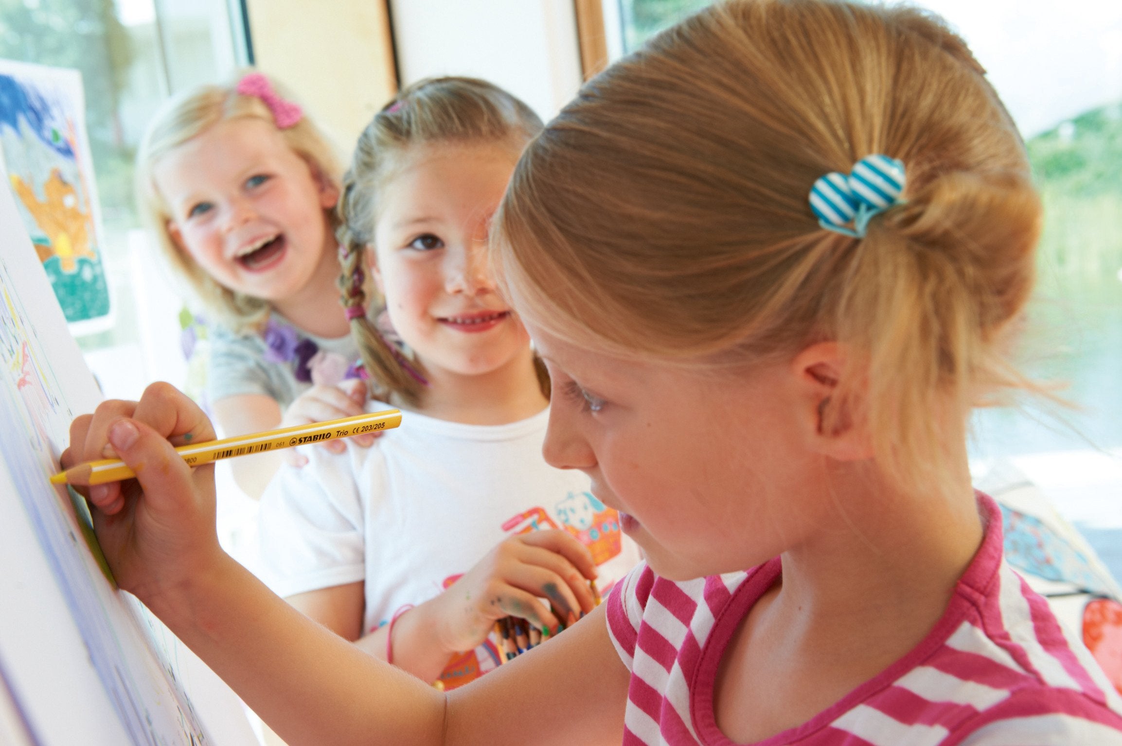 Stabilo Lápices De Colores Trio Thick Estuche De 12 Surtidos