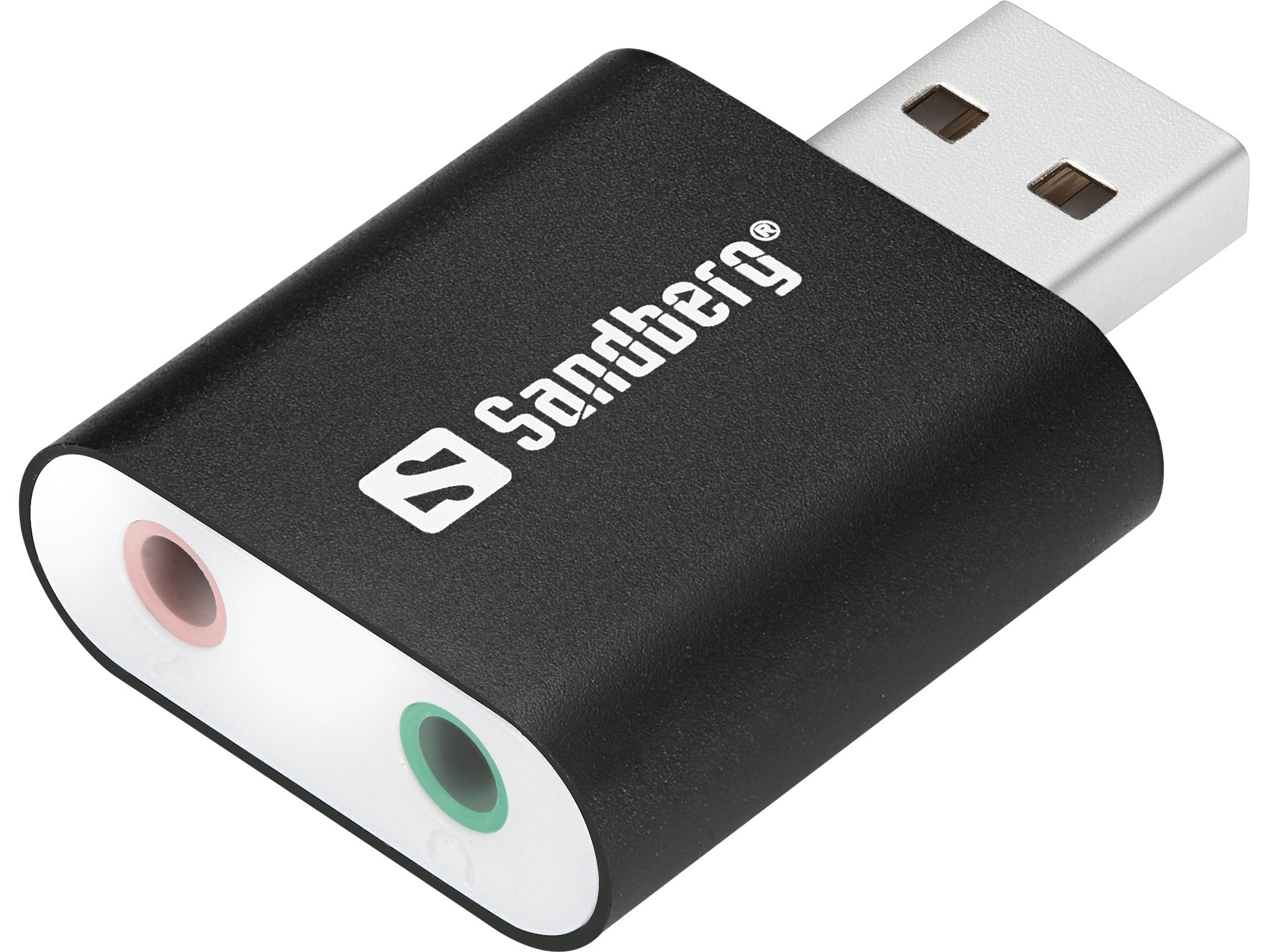 Tarjeta De Sonido Externa Sandberg Usb-A -> 2x Jack De 3,5 Mm