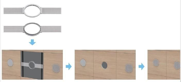 Vivolink Vlspmtc-Mount Soporte De Altavoz Techo Metal Plata