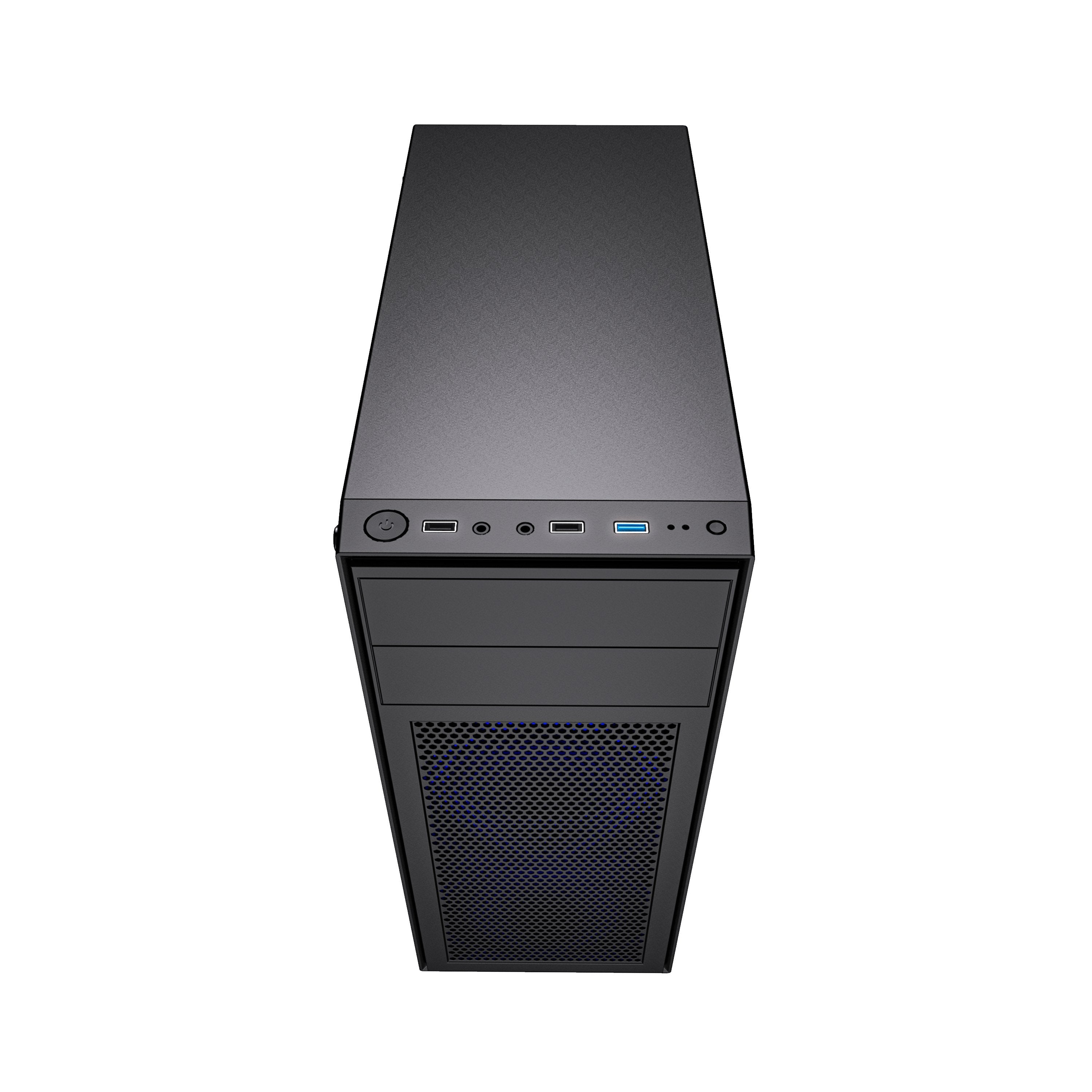EAN 8716309128353 - Gembird Fornax M100B Midi Tower Negro imagen 3