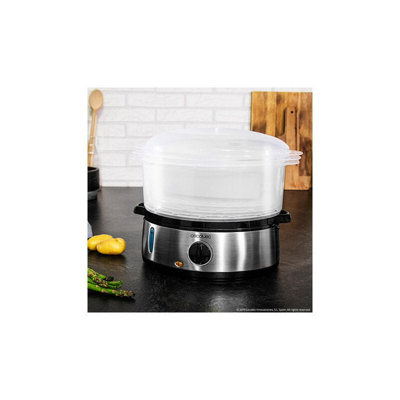 EAN 8435484041096 - Cecotec Vapovita 3000 Inox vaporizador Independiente 800 W Negro, Acero inoxidable, Transparente imagen 12