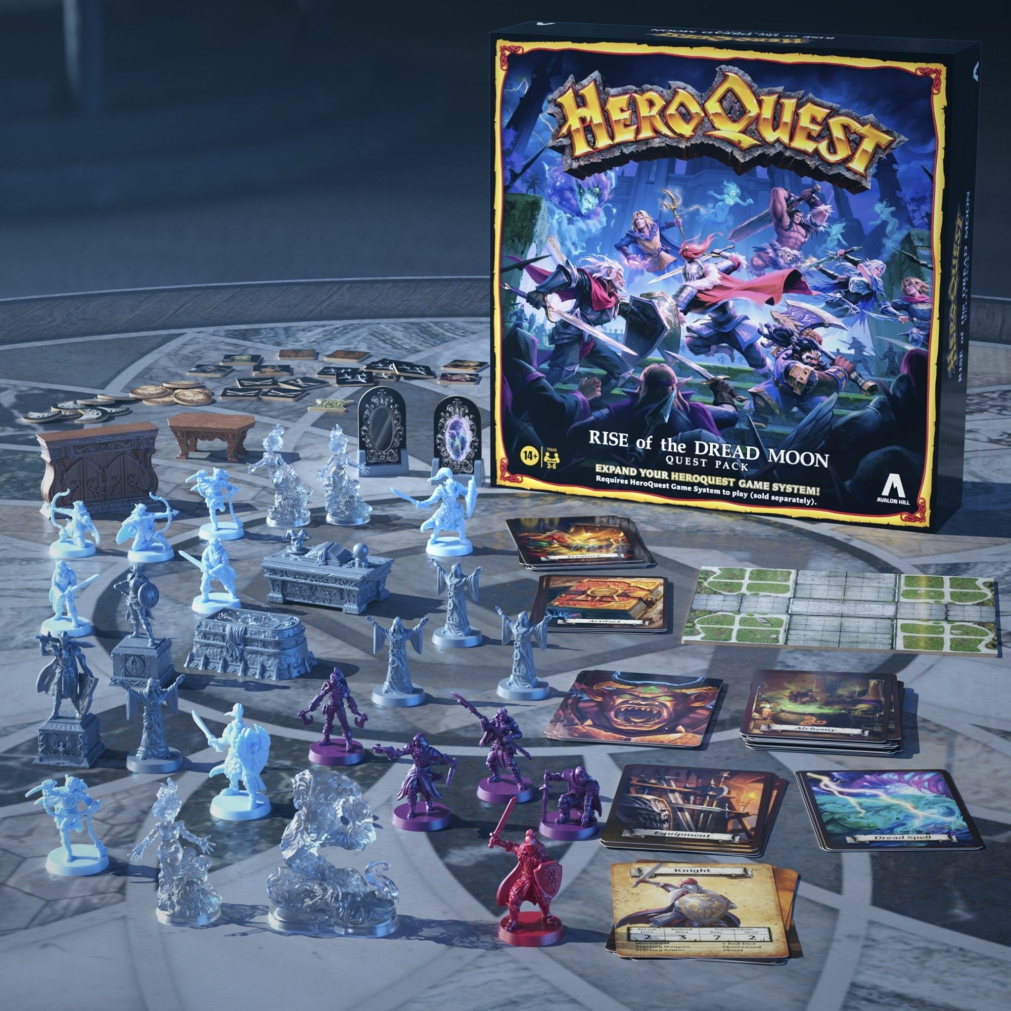 Expansion Juego De Mesa Salida De La Temible Luna Heroquest Ingles