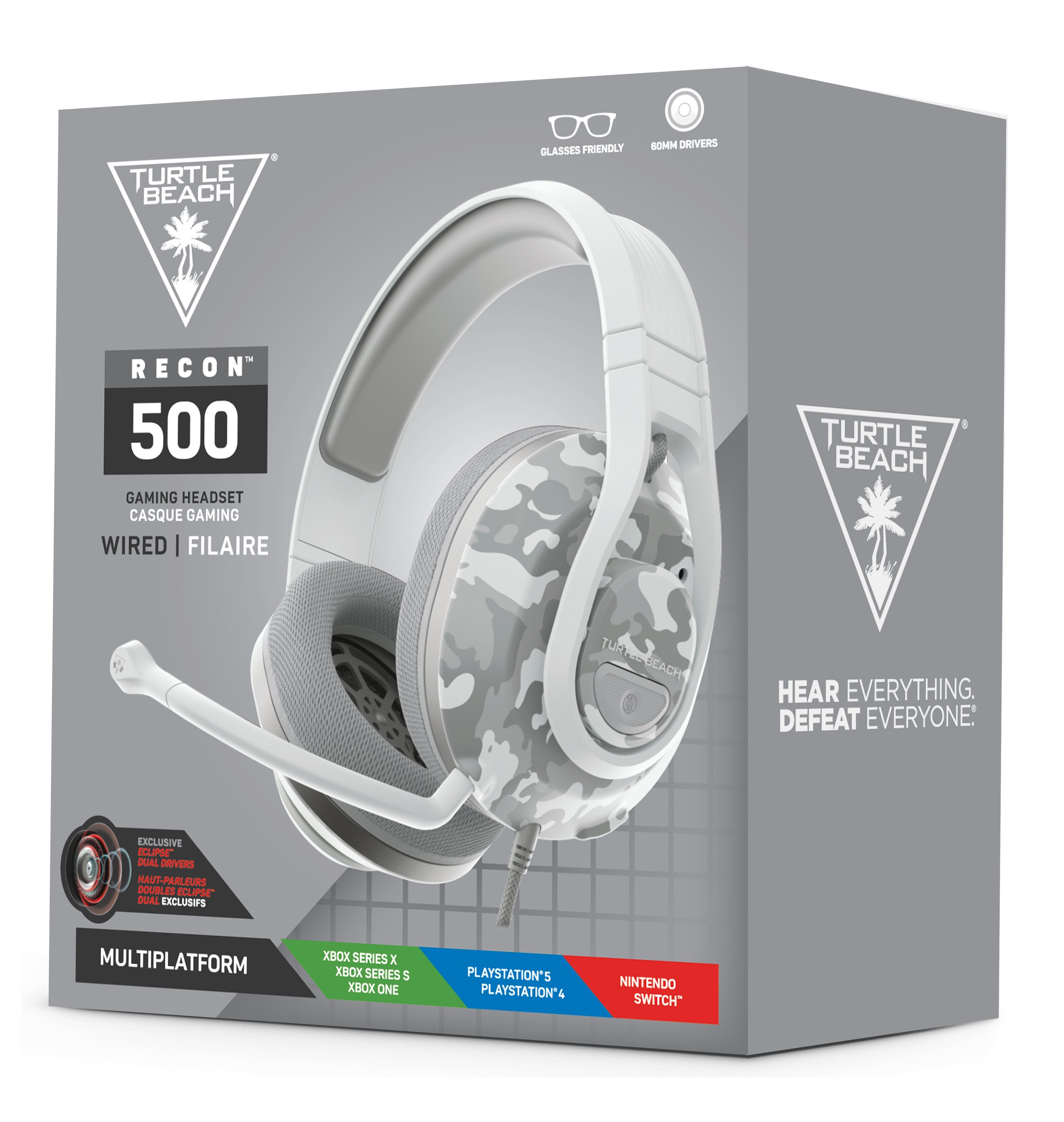 Auriculares Para Juegos Turtle Beach Recon 500 Arctic Camor
