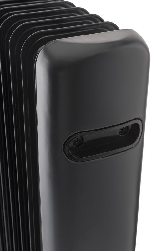 Eta262590000 Sole Smart Oil Radiator, 2500 W, 11 Ribs, Black