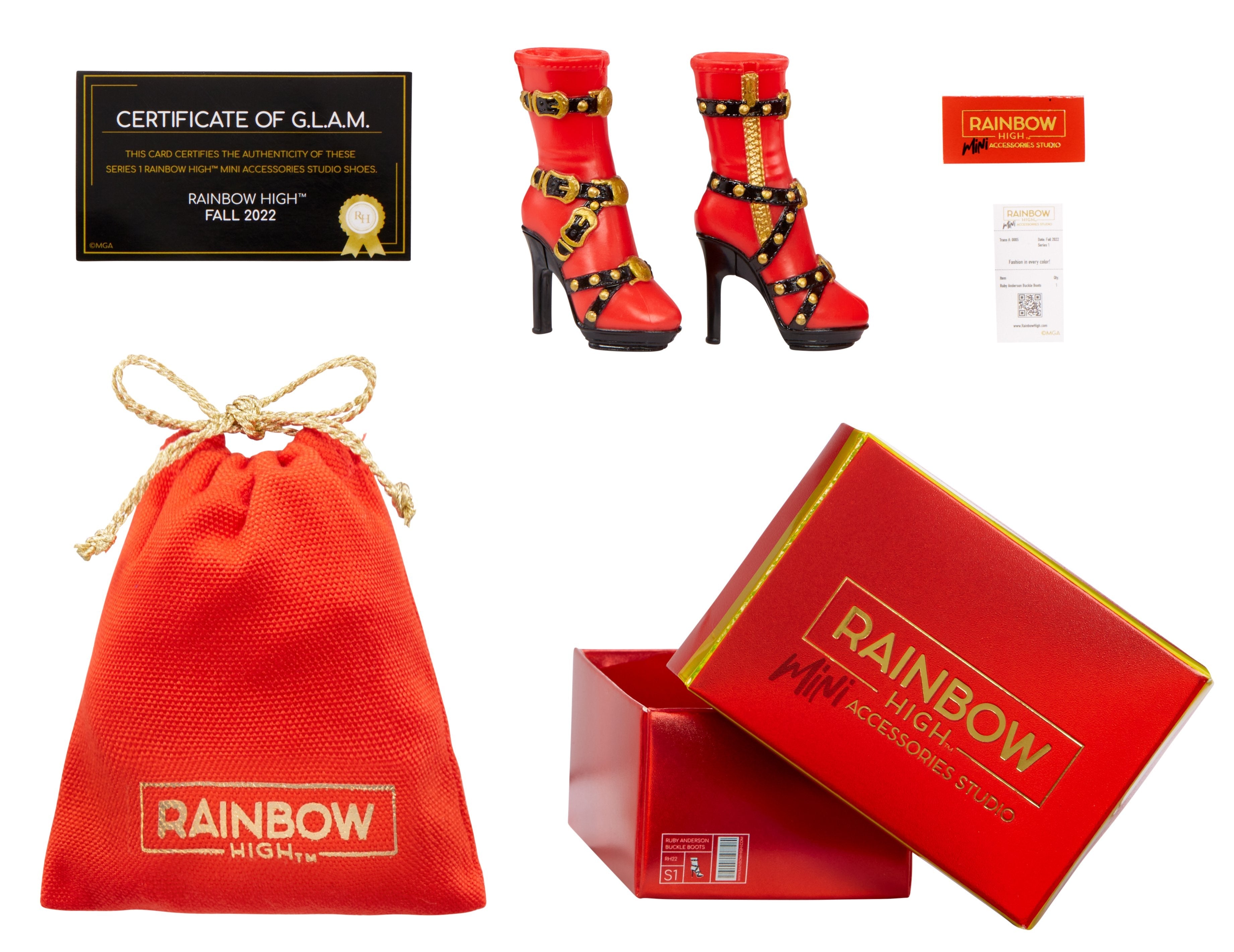 EAN 0035051586074 - Rainbow High Accessories Studio Series 1, S Assortment in PDQ Zapatos de muñeca imagen 13