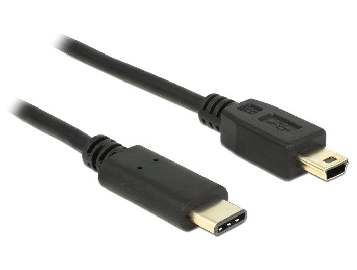 Delock 83336 Cable Usb Type-C 2.0 Macho > Usb 2.0 Tipo Mini-B Macho 2,0 M Negro