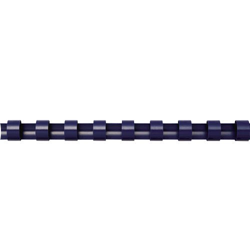 Fellowes Pack De 100 Canutillos De Plastico 8mm - Hasta 40 Hojas - Facil De Utilizar Y Flexible - Alta Calidad - Color Azul