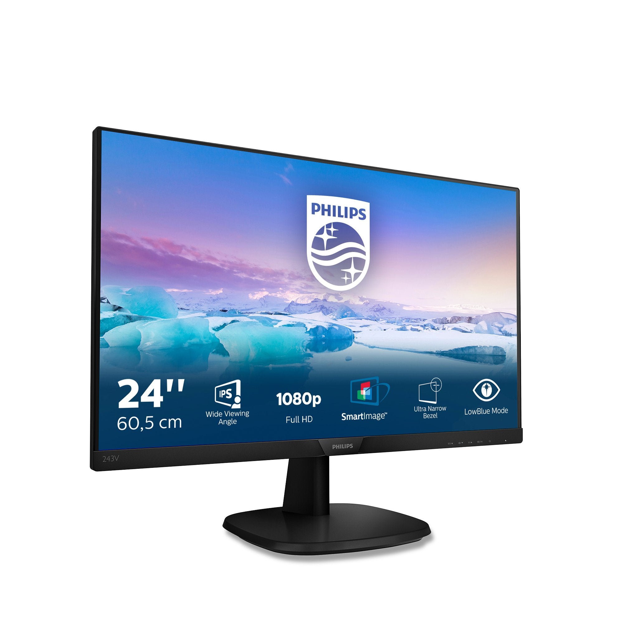 EAN 8712581742331 - Philips V Line 243V7QDSB/00 pantalla para PC 60,5 cm (23.8") 1920 x 1080 Pixeles LED Negro imagen 3