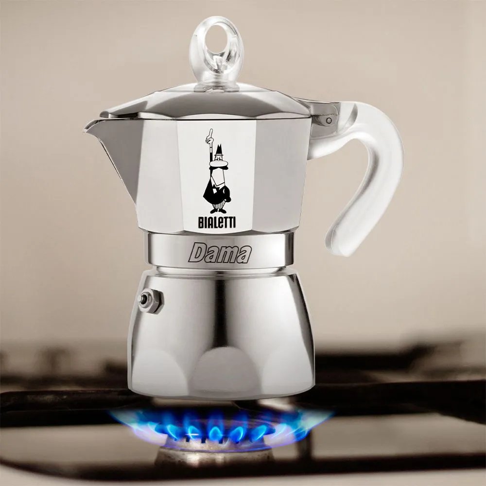Cafetera Italiana Bialetti Dama Pure Ice  0,18 L Metálico