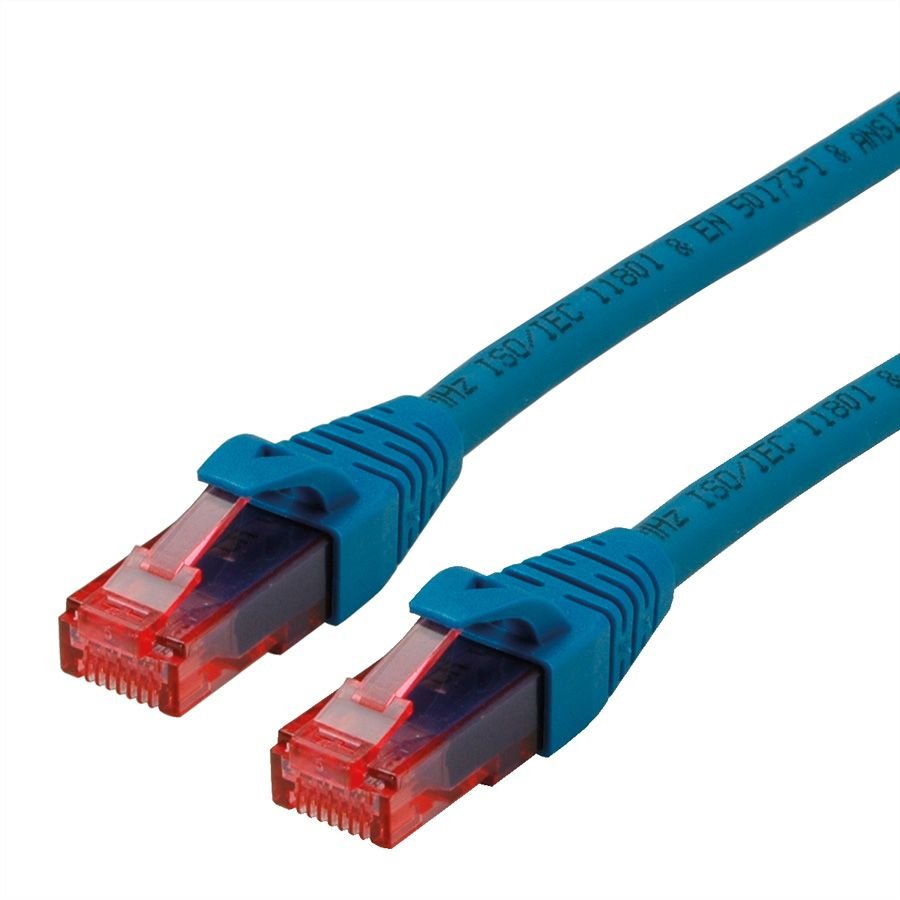Roline Cable De Red Cat.6 Utp, Component Level, Lsoh, Blau, 0,5 M