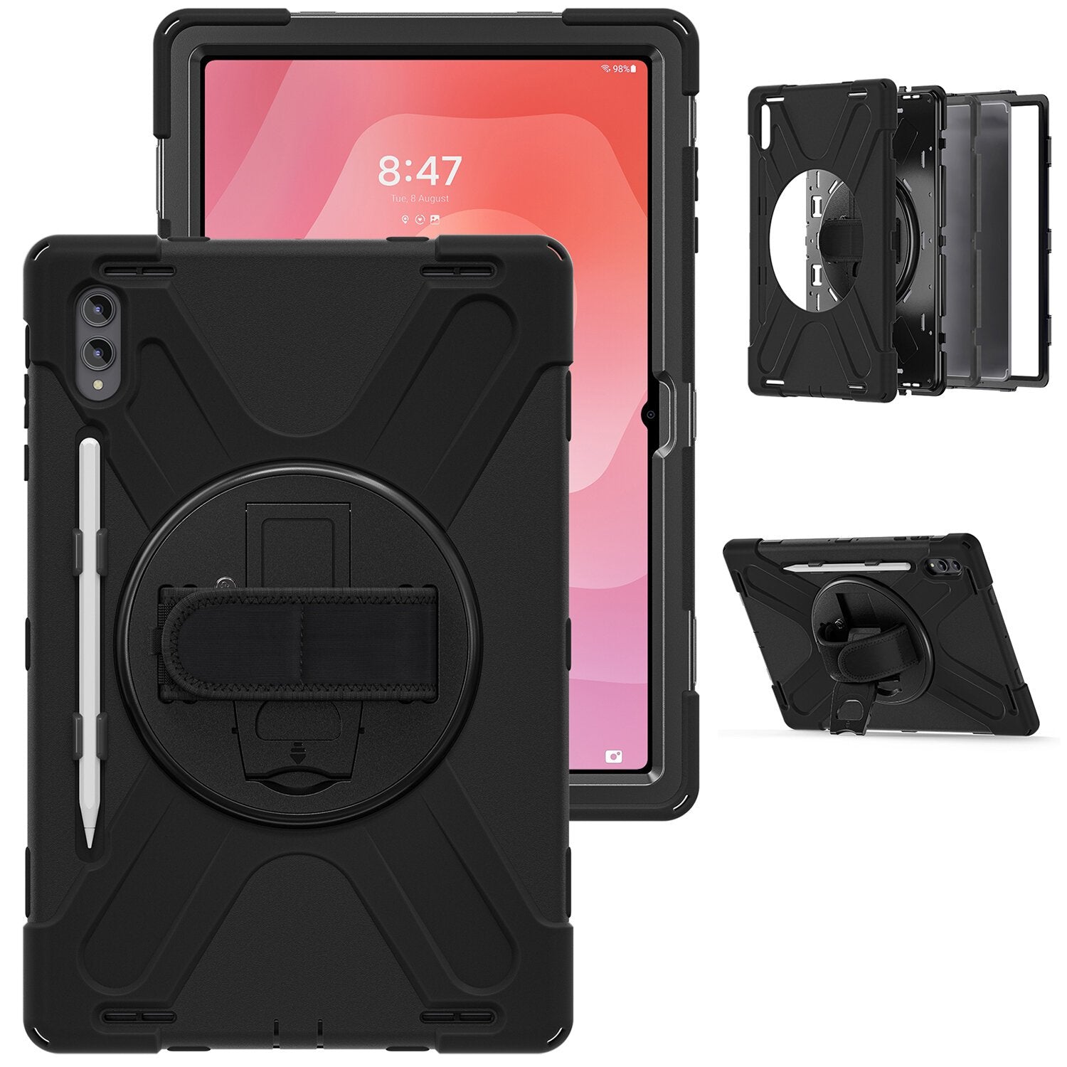 4smarts Rugged Funda Grip Para Samsung Galaxy Tab S11 Ultra