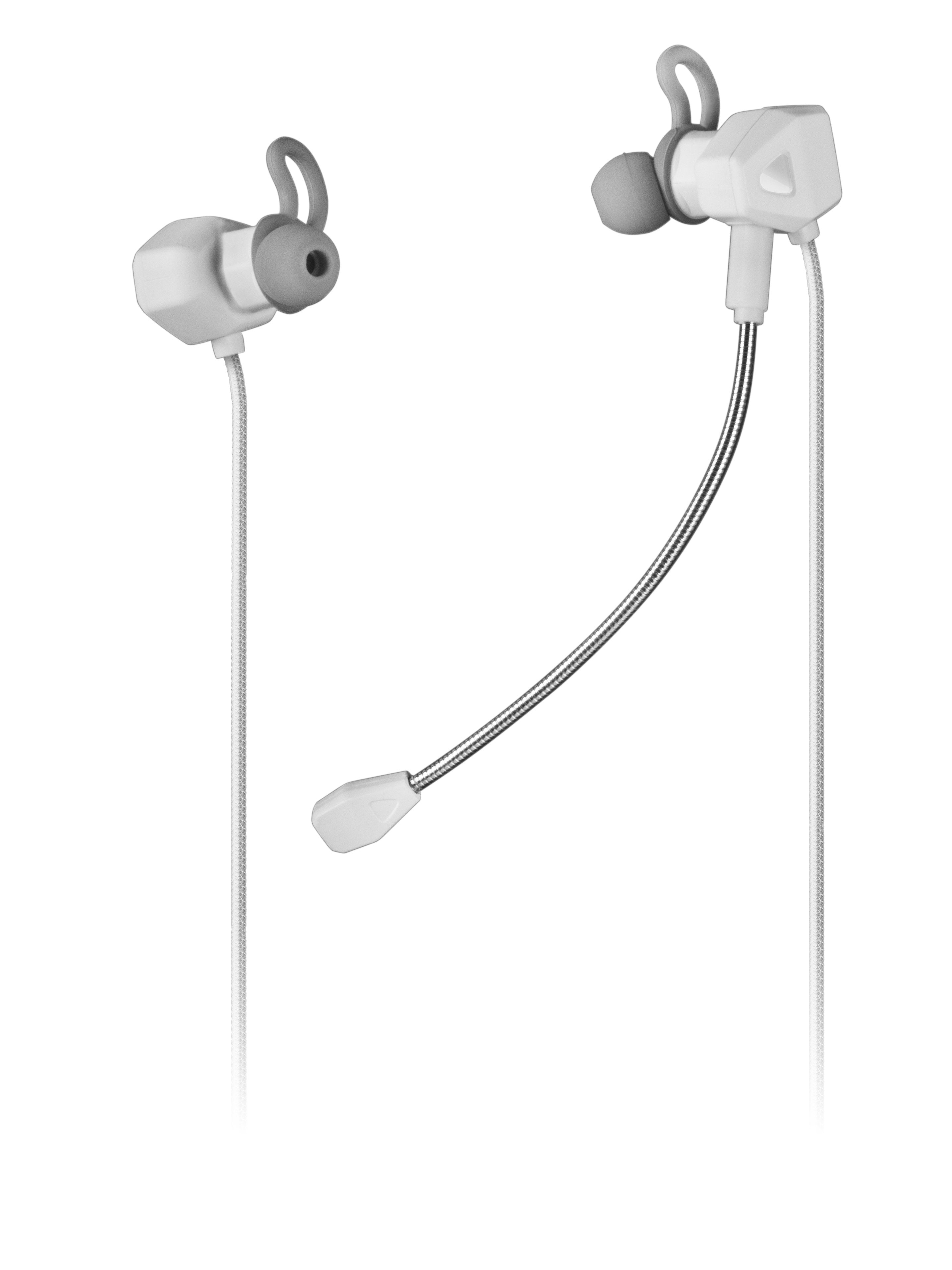 Auricular In-Ear Microfono Gaming Mars Gaming Mihx White