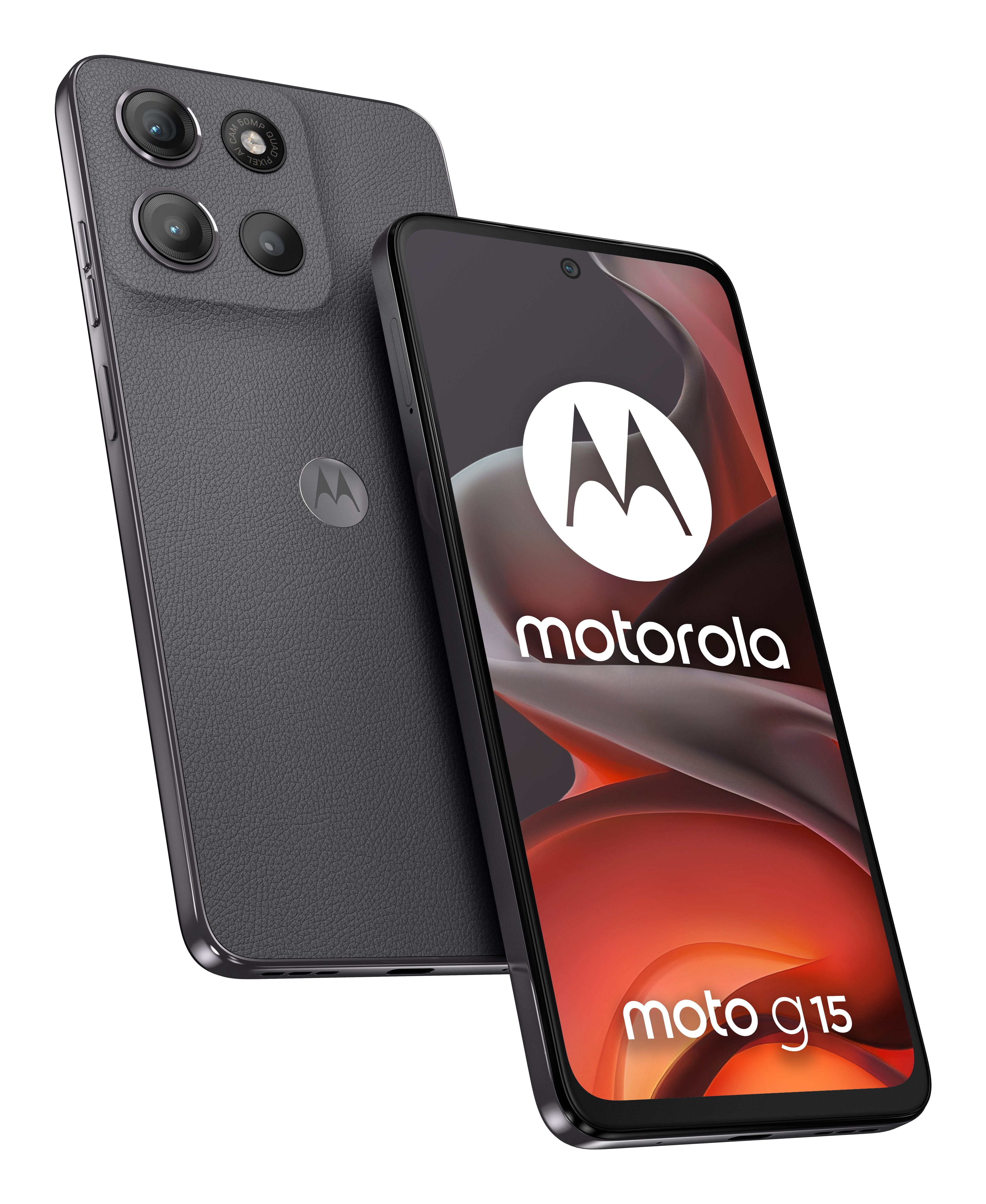 EAN 0840023284977 - Motorola moto g15 17,1 cm (6.72") SIM doble Android 15 4G USB Tipo C 8 GB 256 GB 5200 mAh Gris imagen 1