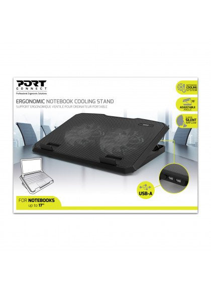 Port Designs 901099 Almohadilla Fría 43,2 Cm (17") 800 Rpm Negro
