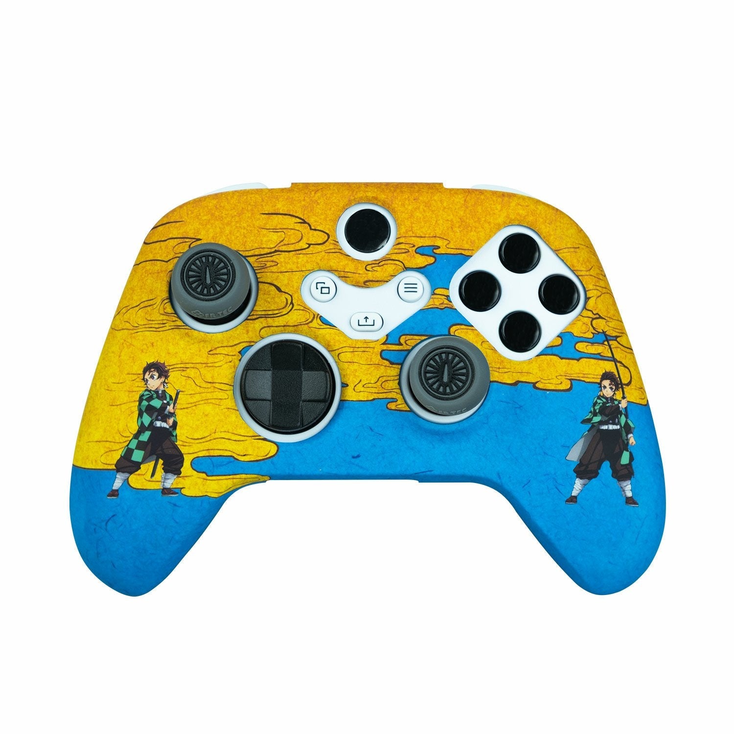 Fr-Tec Demon Slayer Kimetsu No Yaiba Tanjiro Kamado Pack Para Mando Xbox De Carcasa Rigida + Grips