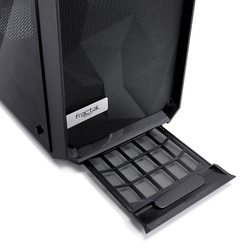 Caja Pc Fractal Design Meshify C Blackout Ventana Cristal Templado Atx, Midi-Tower, Pc, Atx,Itx,Micro-Atx, Negro, 17,5 Cm, 31,5 Cm