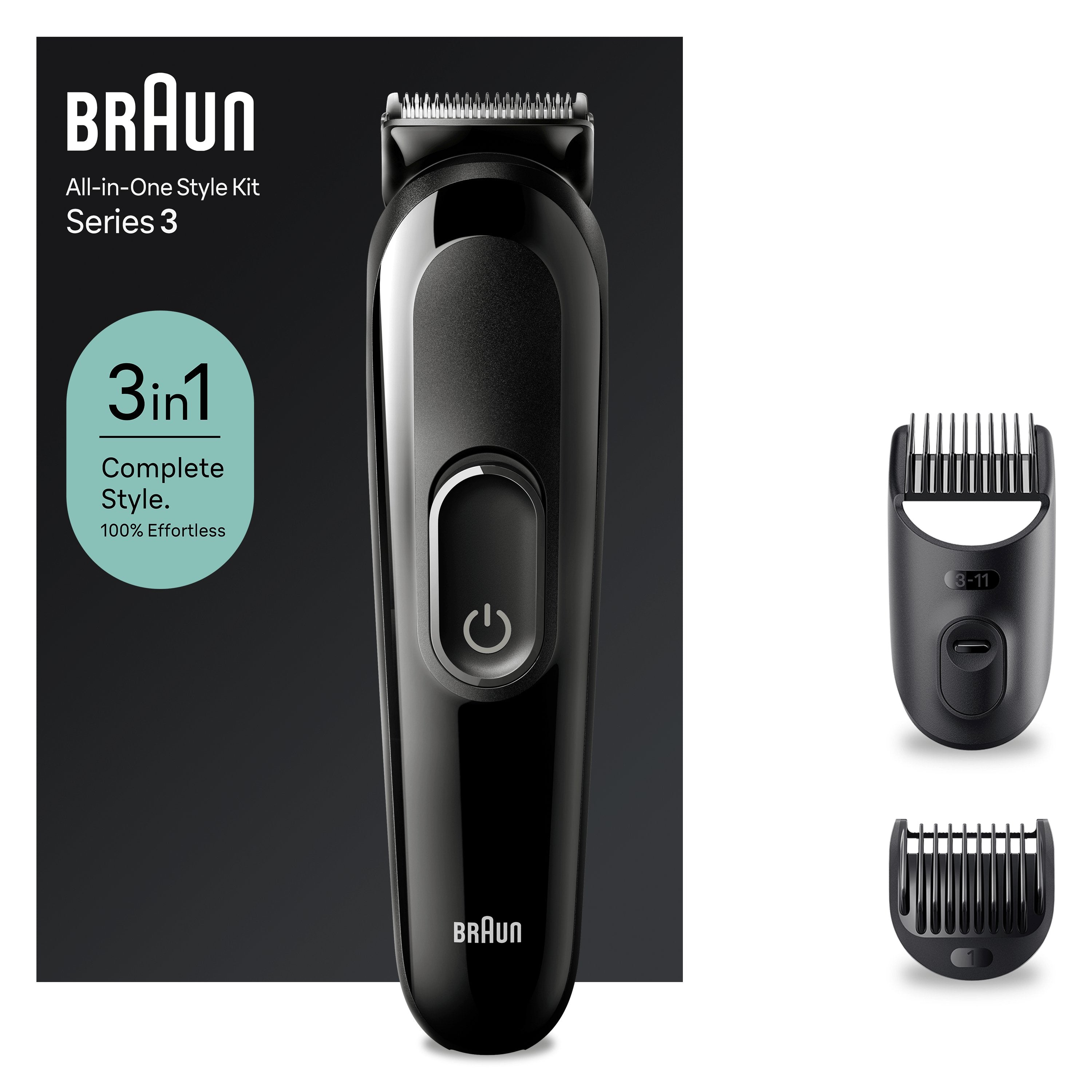 Cortapelos Braun Styling Kit Sk2400, Negro Sk2400
