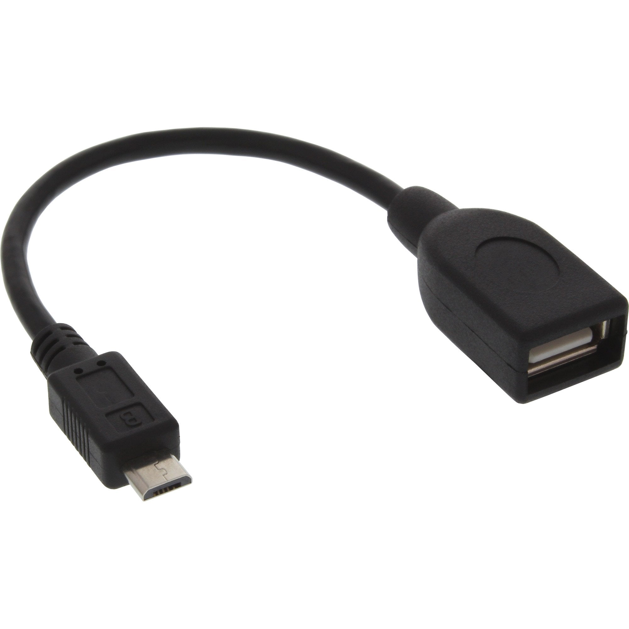 Adaptador Inline Micro Usb Otg Micro-B Macho A Usb A Hembra 0,15 M