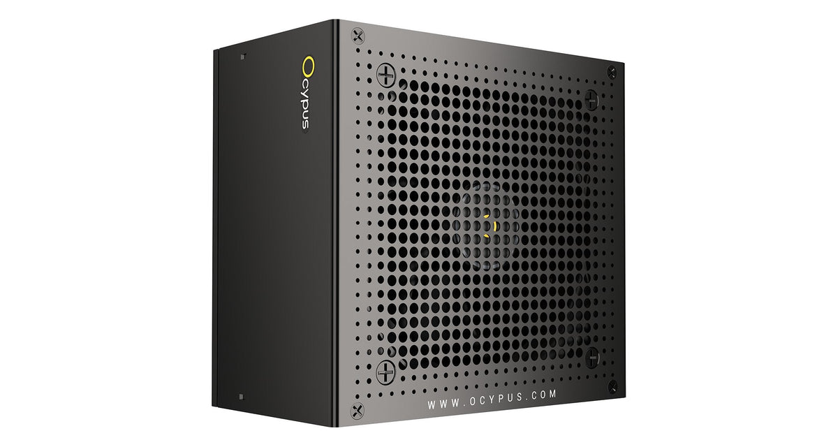 Fuente De Alimentación Para Pc Ocypus Iota P1200 Negra (Negro, 1x Gpu De Alta Potencia De 12 Pines, 3x Pcie, Gestión De Cables, 1200 Vatios) Iota-P1200-G1ffb