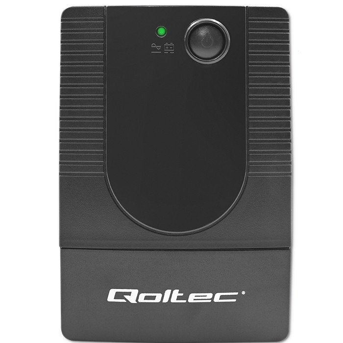 EAN 5901878537726 - Qoltec 53772 sistema de alimentación ininterrumpida (UPS) Línea interactiva 0,65 kVA 360 W 1 salidas AC imagen 7
