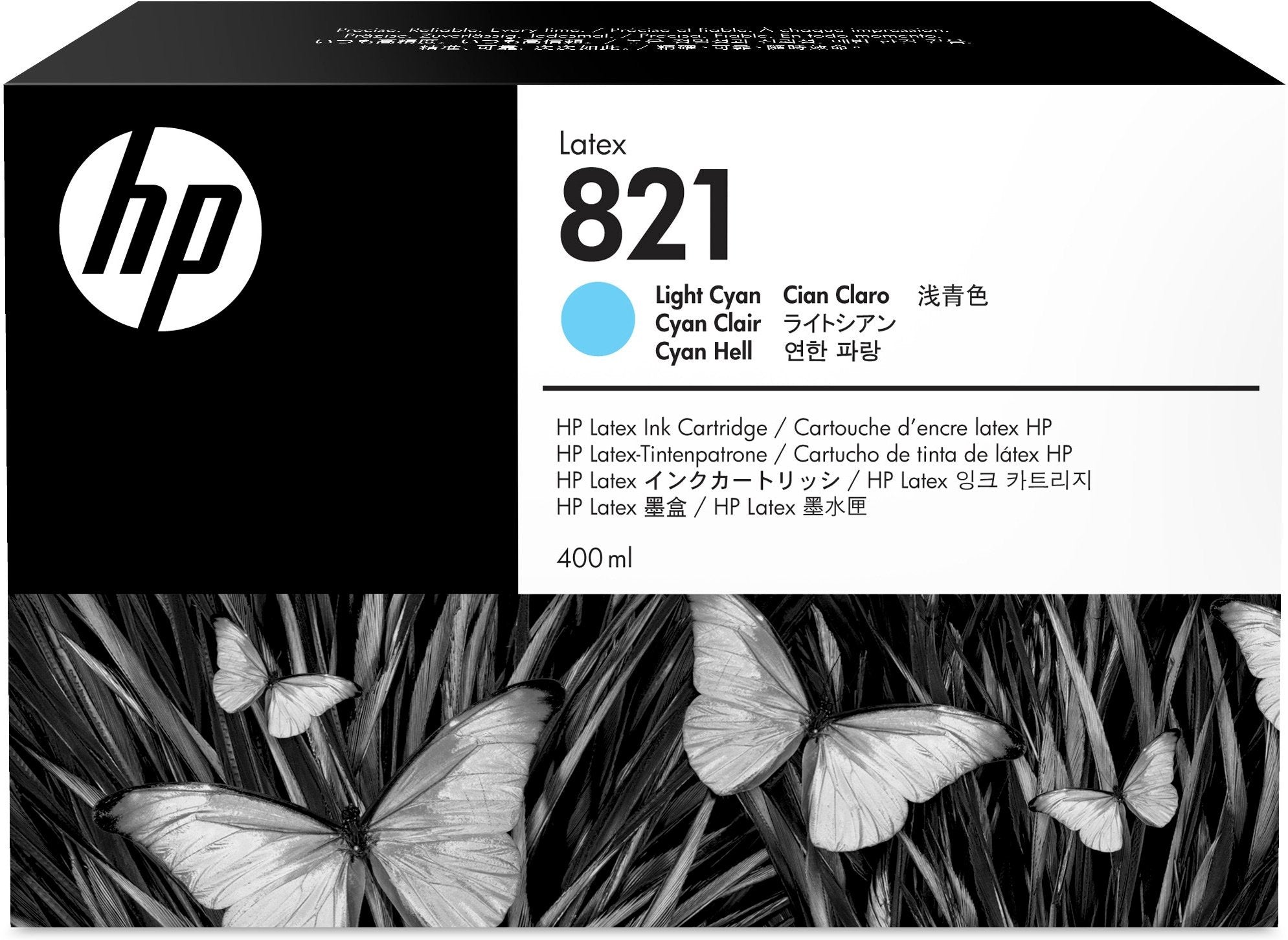 EAN 889296405115 - HP 821 400-ml Light Cyan Latex Ink Cartridge cabeza de impresora imagen 1