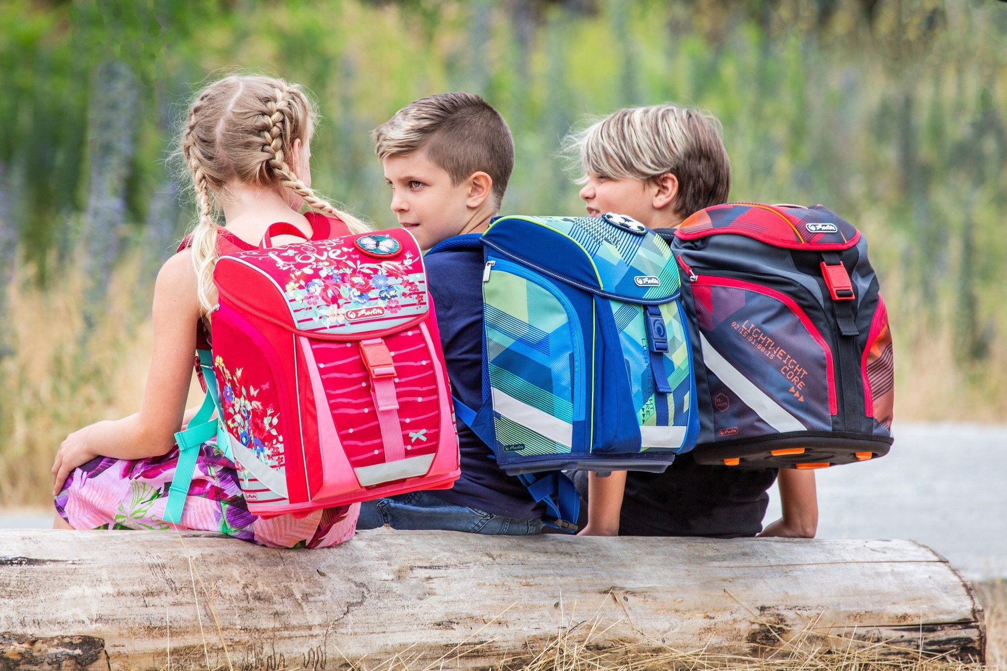 Herlitz Softlight Plus Jungle Juego De Mochila Escolar Niño Poliéster Verde, Oliva