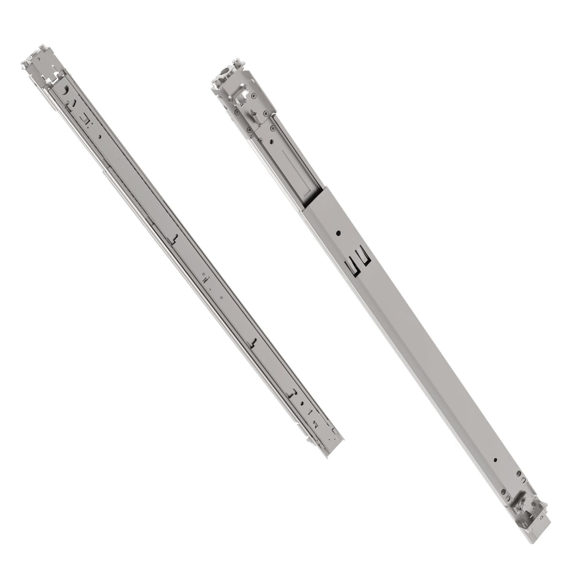 Kit De Railes Unykach Uk514208g4 Para Caja Rack 2u Material Acero Hasta 40kg Sistema Telescopico Pla