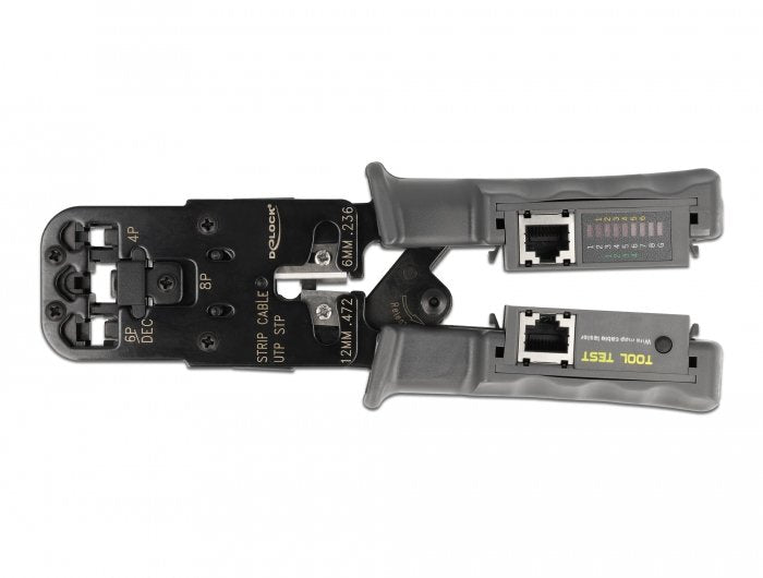 Delock Crimpadora Con Separador Y Tester De Redes