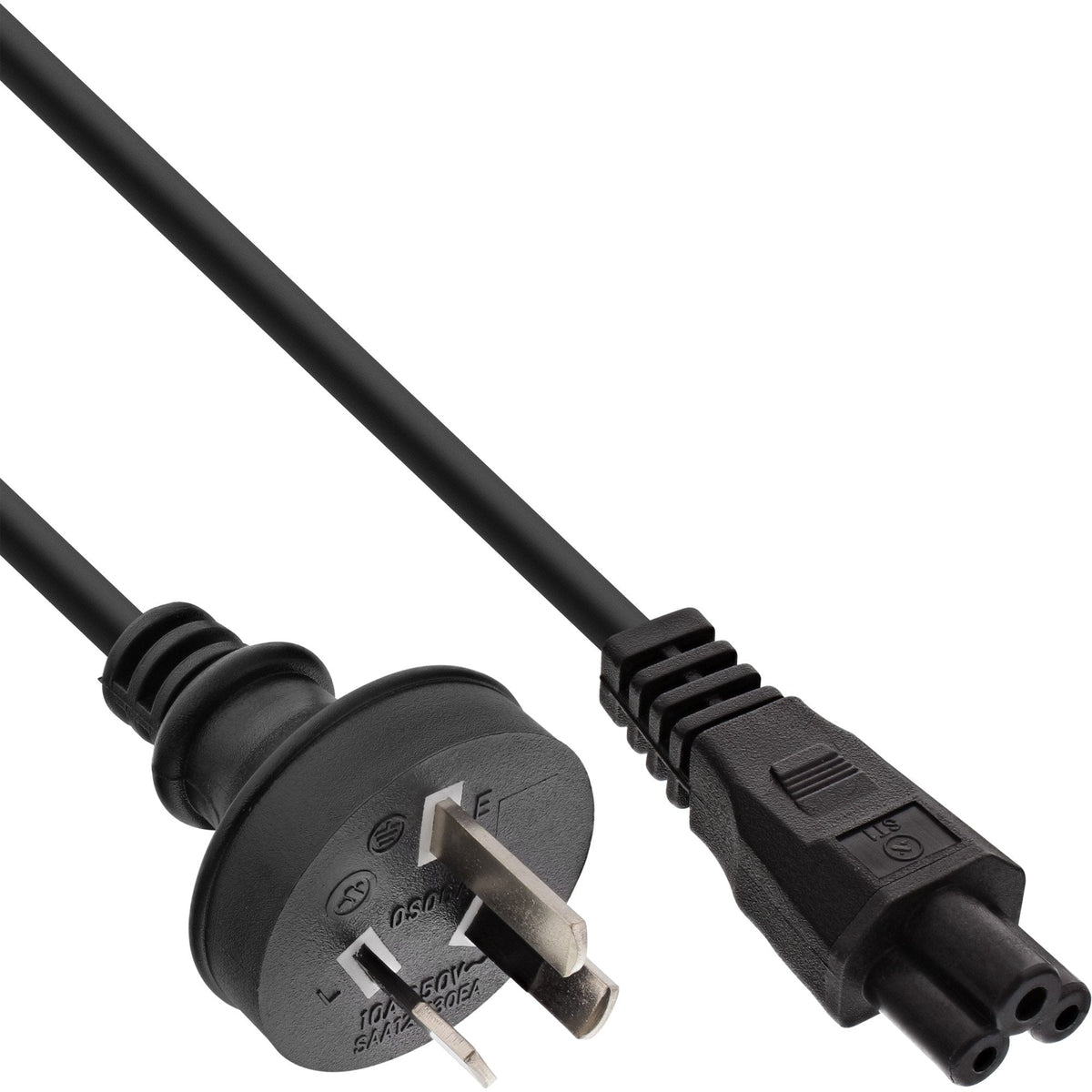 Cable De Alimentación Inline Para Portátiles, Australia, Negro, 2 M