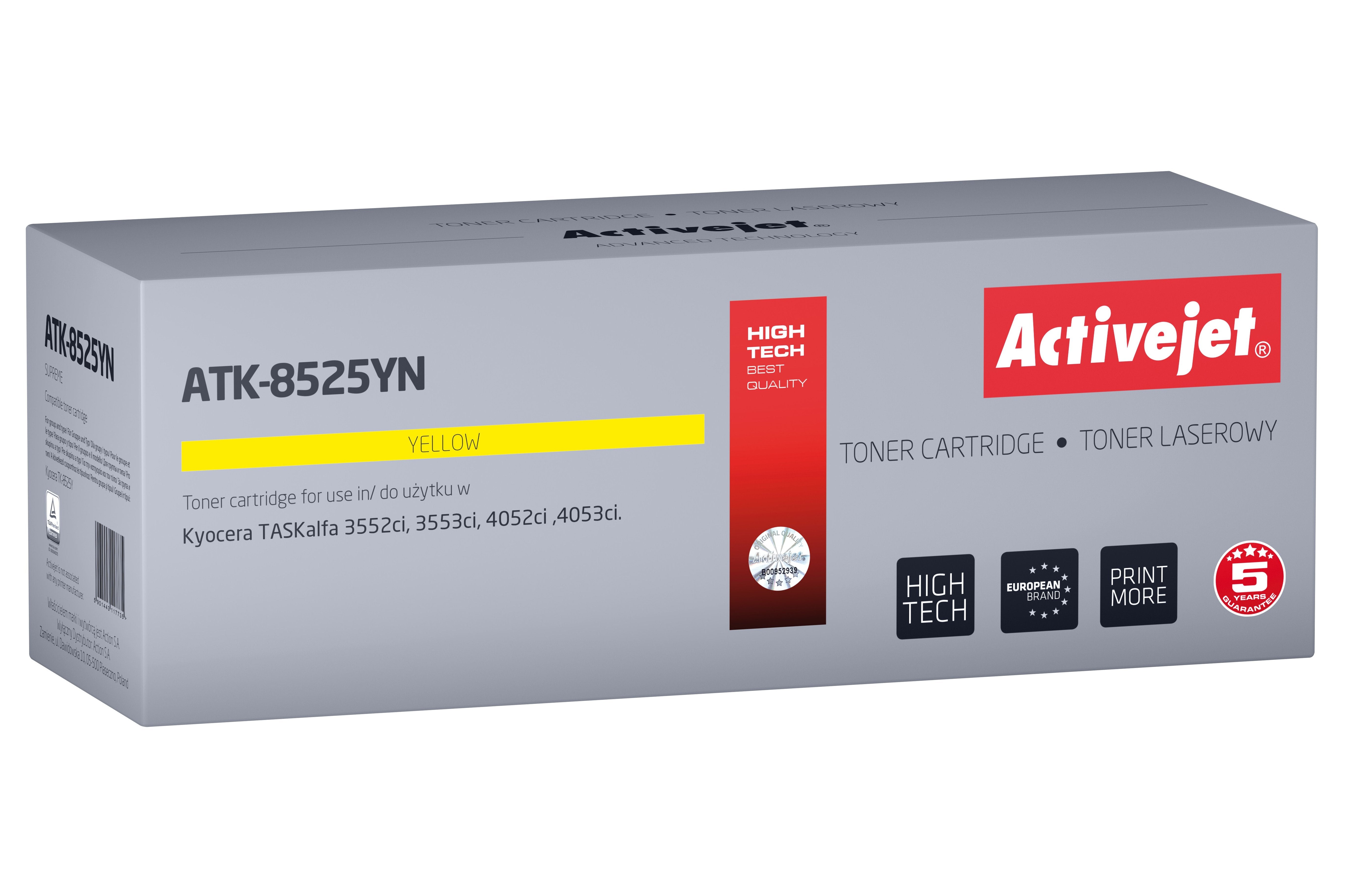 EAN 5901443117735 - Activejet ATK-8525YN cartucho de tóner 1 pieza(s) Compatible imagen 1