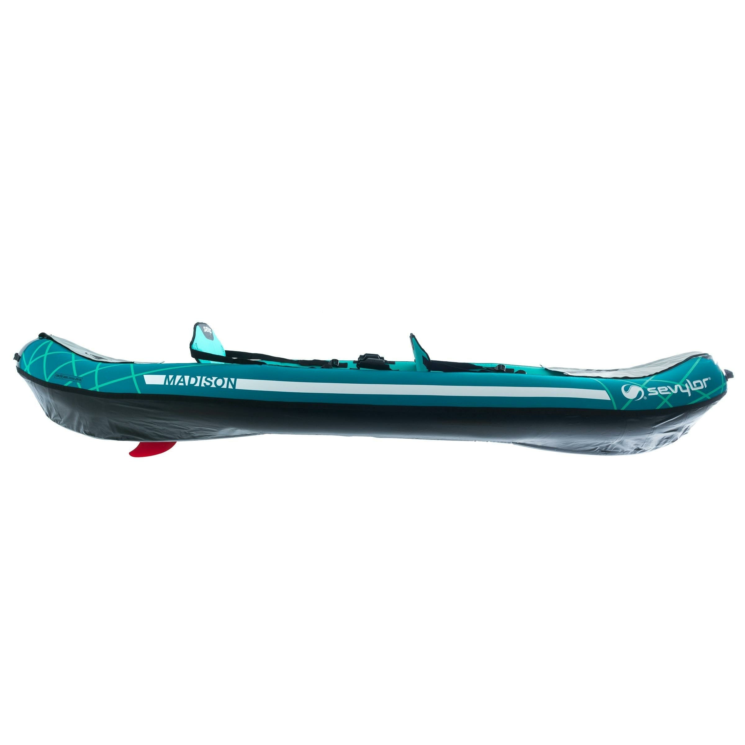 Kayak Sevylor Madison, Bote Inflable Verde/Gris, 327 X 93 Cm 2000026699