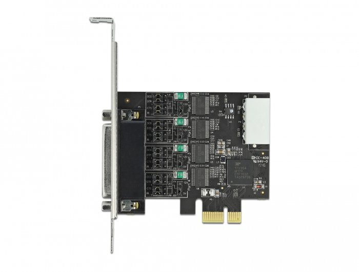 Pci Express X1 Karte Zu 4 X Seriell Rs-232 Mit Spannungsversorgung 5 V   12 V