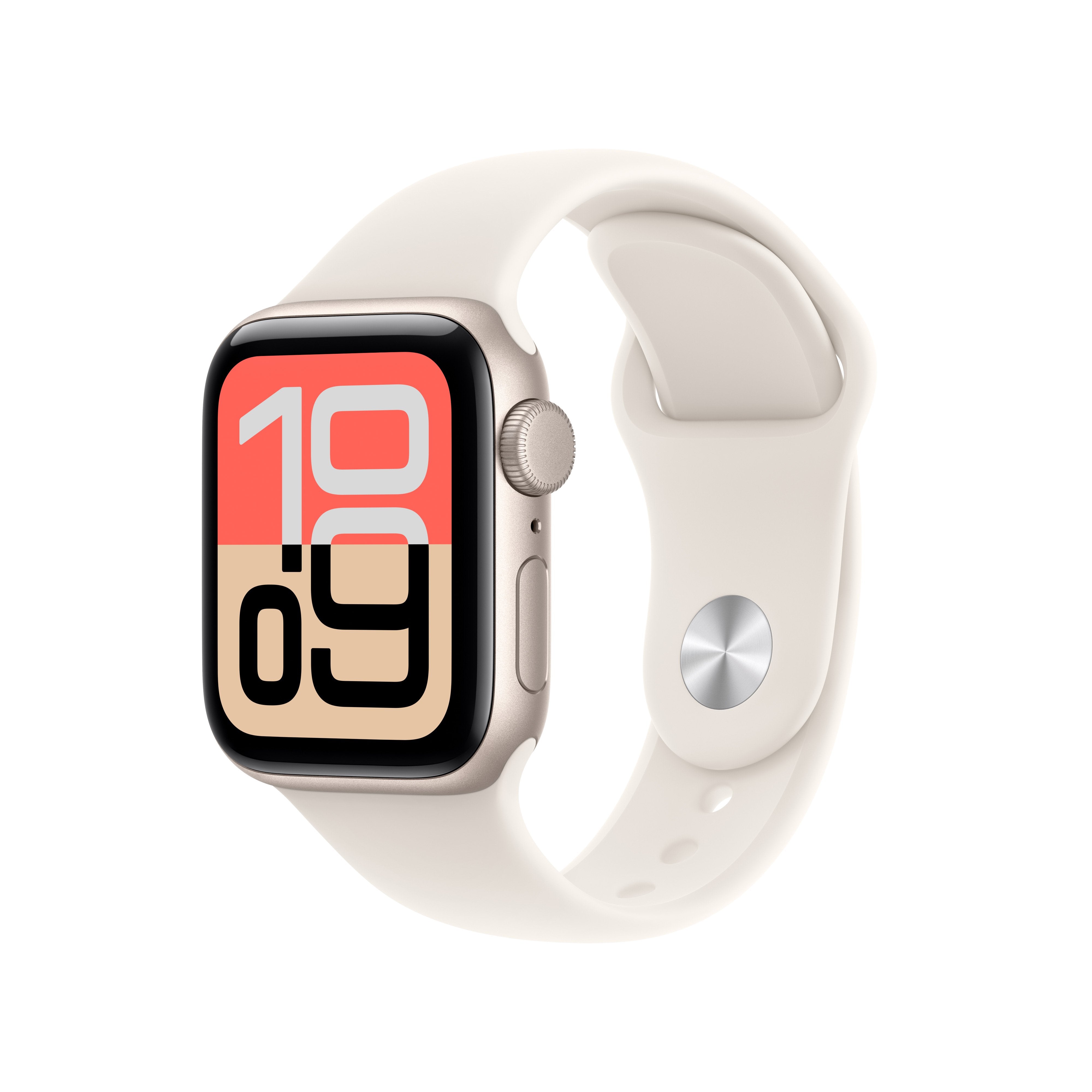 Apple Watch Se 3 Gps 40mm Starlight Aluminium Case With Starlight  Sport Band - M/L,Model A3324 Meh54et/A