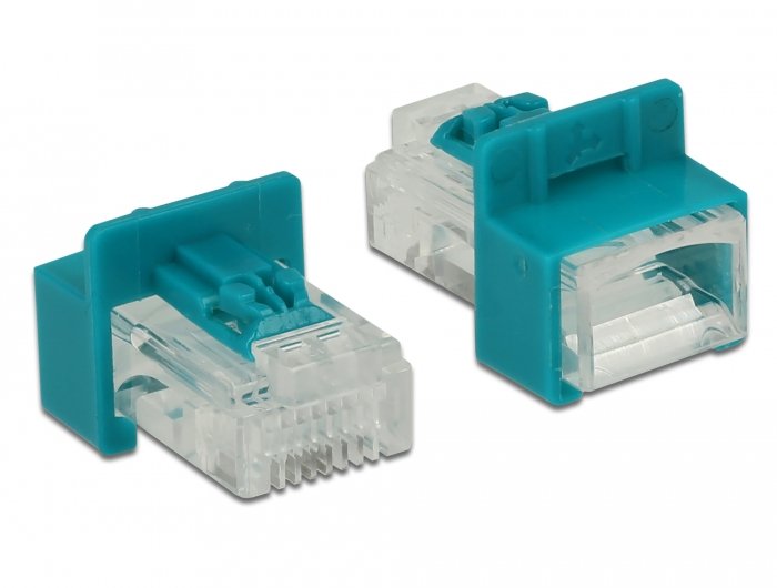 Delock 86425 Bloqueador De Puerto Llave De Bloqueador De Puerto Rj-45 Rojo 6 Pieza(S), Soporte Turquesa, Llave De Bloqueador De Puerto, Rj-45, Rojo, 6 Pieza(S), Bolsa De Plástico, 23 Mm
