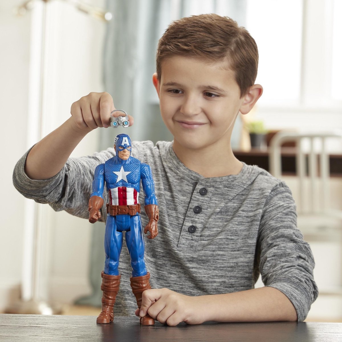 Figura Titan Capitan America Vengadores Avengers Marvel