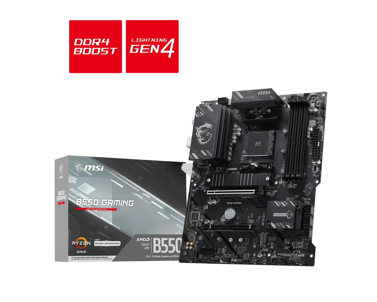 EAN 4711377459846 - MSI B550 GAMING placa base AMD B550 Zócalo AM4 ATX imagen 4