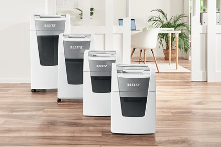 EAN 4002432124107 - Leitz 80130000 triturador de papel Corte cruzado 22 cm Gris, Blanco imagen 15