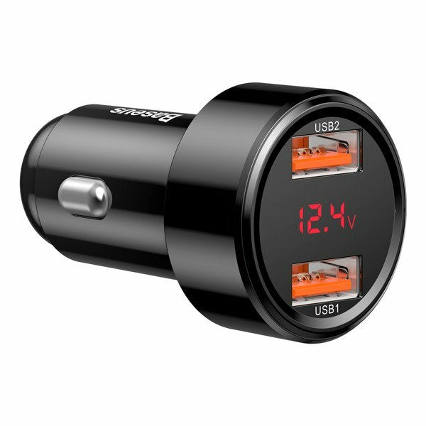 Cargador De Coche Baseus Magic Ccmlc20a-01 2x Usb Qc 3.0 45w