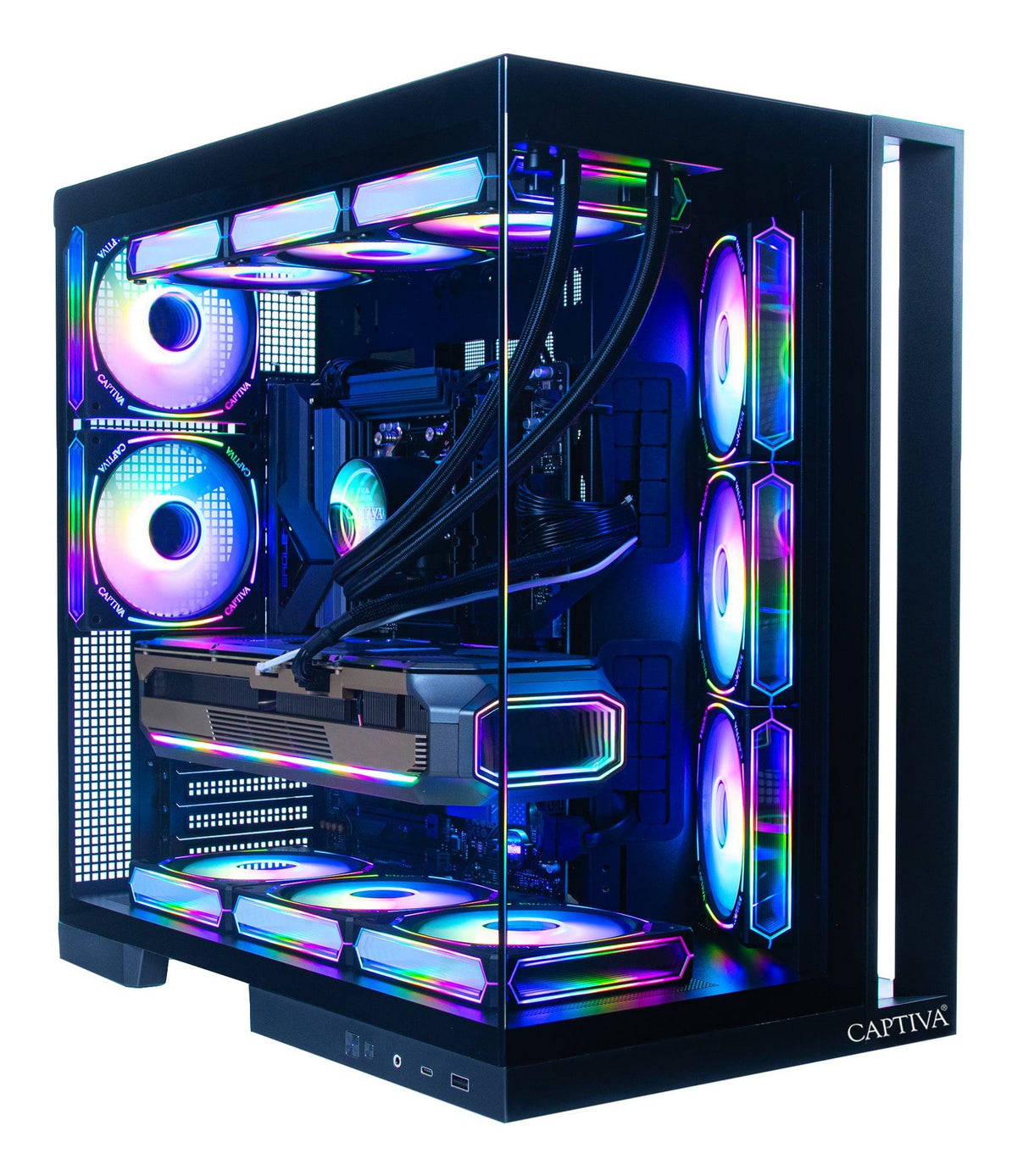 EAN 4046373897249 - CAPTIVA Highend Gaming R89-724 AMD Ryzen™ 7 9800X3D 64 GB DDR5-SDRAM 2 TB SSD NVIDIA GeForce RTX 5070 Ti  imagen 1