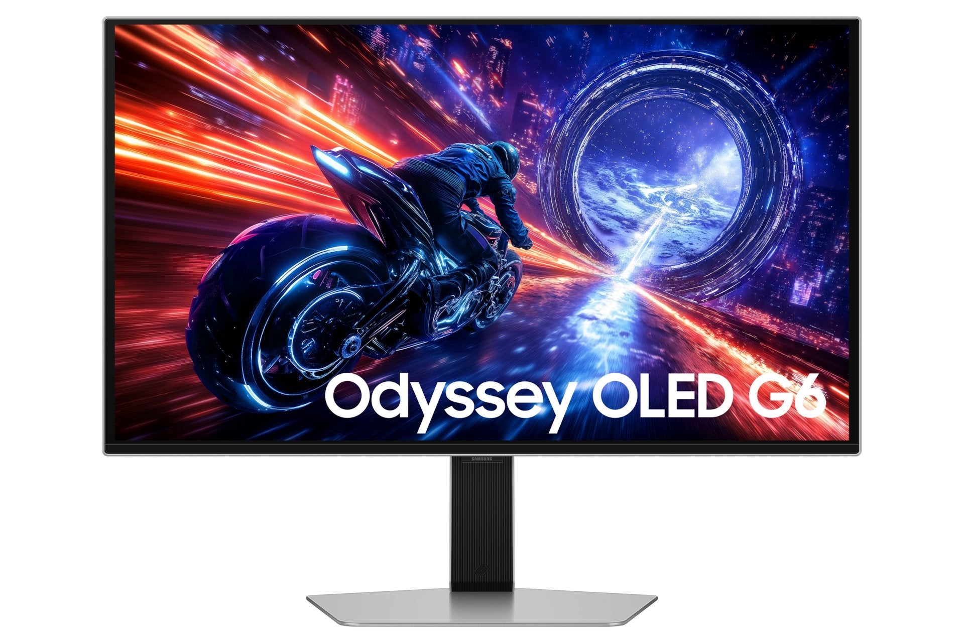 Monitor Gaming Samsung Odyssey Oled G6 G60sf S27fg604su 27' Qhd 0.03ms 500hz Qd-Oled Regulable En Altura Plata