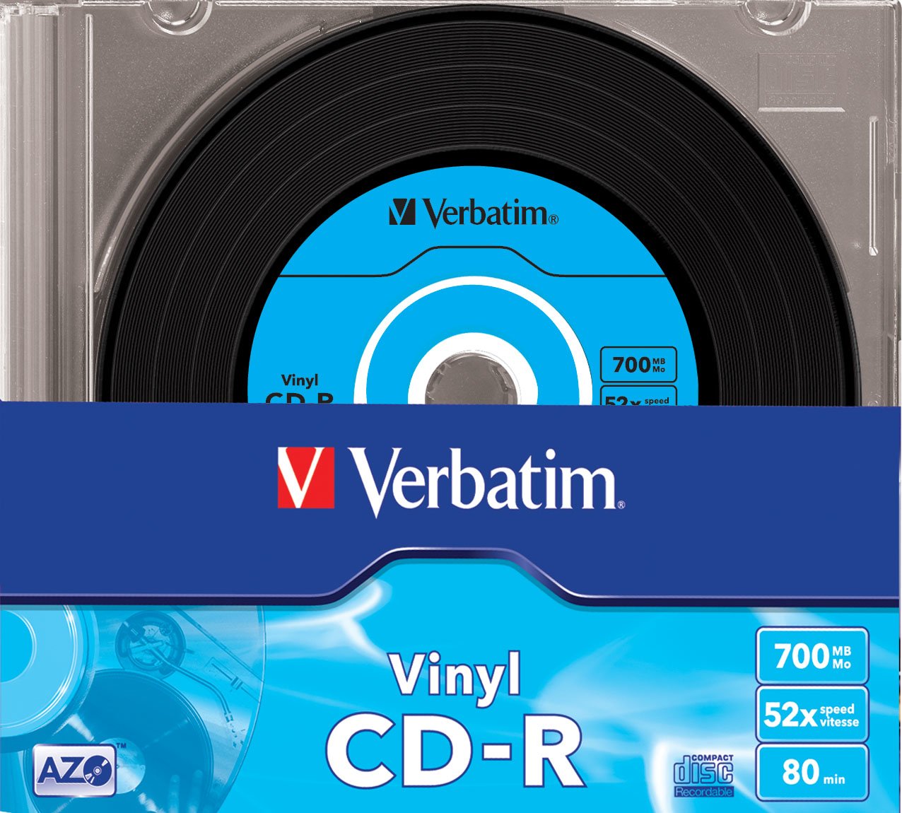 Verbatim Cd-R Azo Data Vinyl 700 Mb 10 Pieza(S) 43426