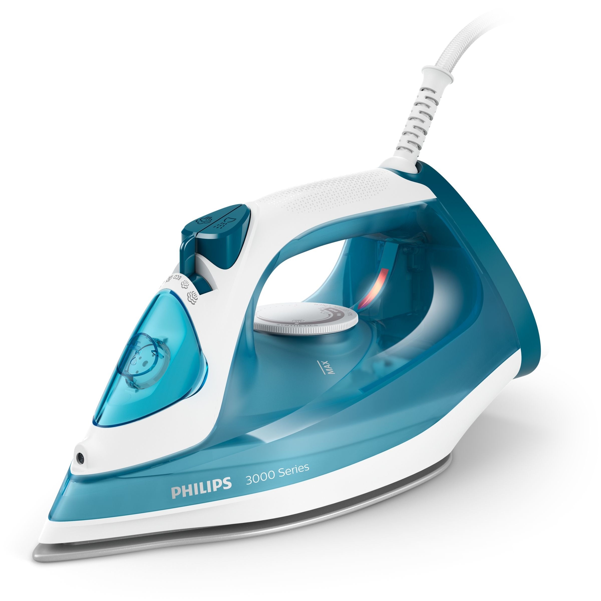 EAN 8720389003035 - Philips 3000 series DST3011/20 plancha Plancha a vapor Suela de cerámica 2100 W Azul imagen 1