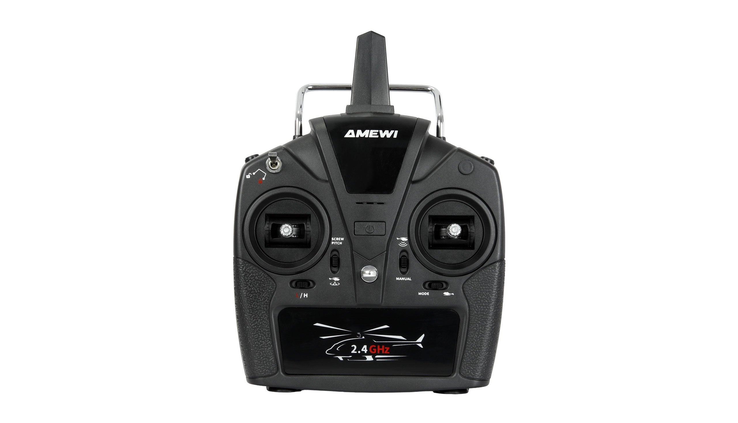 Amewi Apache Ah-64d Cp Helikopter 6g 3d Rtf Gris