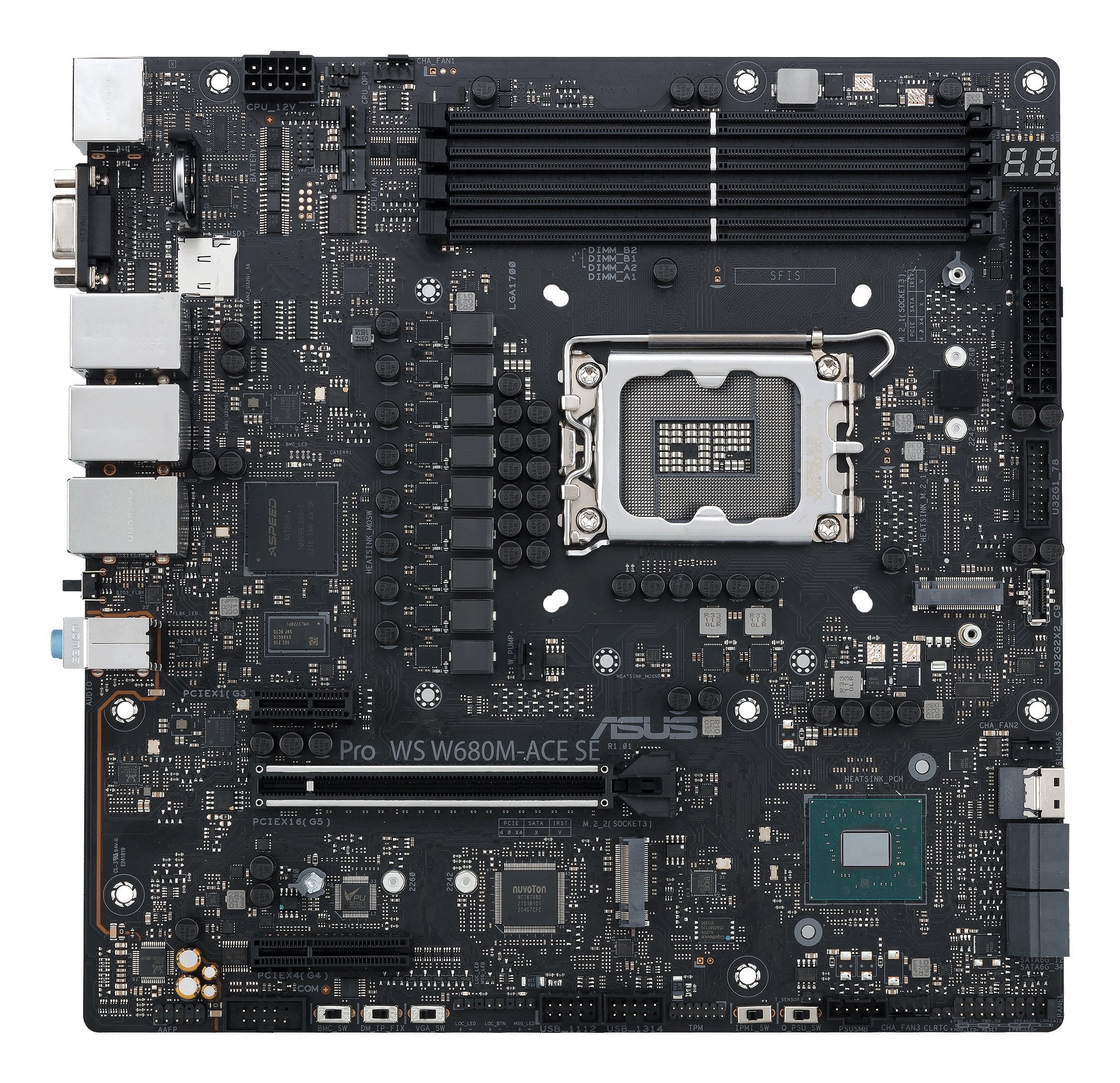 EAN 4711387298190 - ASUS PRO WS W680M-ACE SE Intel W680 LGA 1700 micro ATX imagen 4