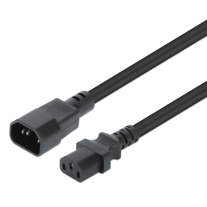 Manhattan Cable De Alimentacion C13 A C14 5m Negrom Negro