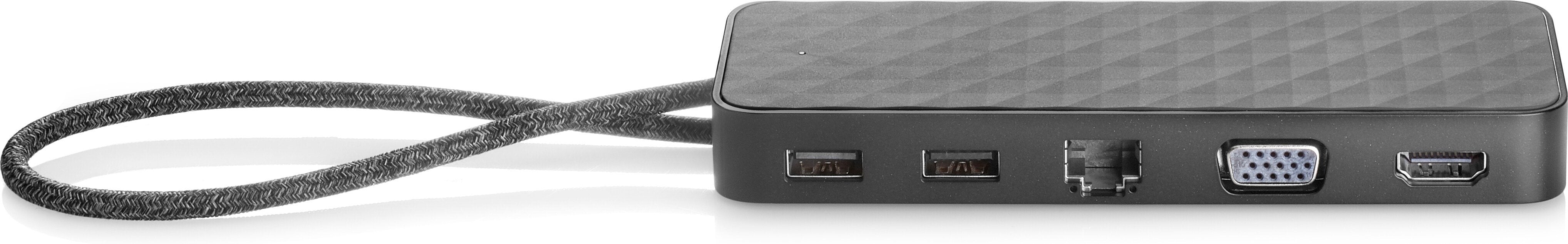 Hp Usb-C Mini Dock Alámbrico, Usb 3.2 Gen 1 (3.1 Gen 1) Type-C, 10,100,1000 Mbit/S, Negro, Hp, Hp X2 1012 G2 Tablet; Hp X2 612 G2 Tablet; Hp Probook 470 G5; Hp Probook 450 G5; Hp Probook 440...