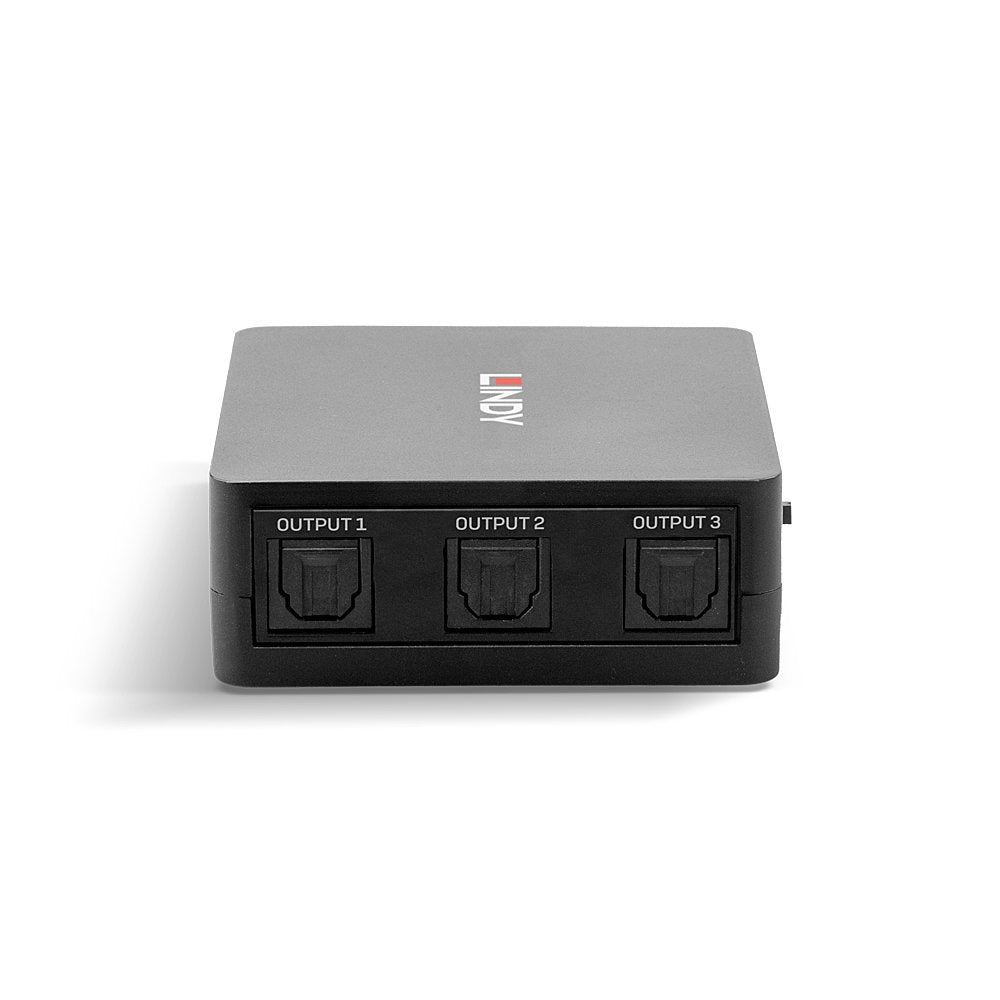 Lindy Divisor De Audio Digital Toslink (Óptico) De 3 Puertos