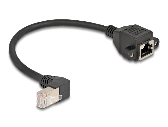Delock Cable De Extensión S/Ftp Macho Rj45 Macho 90° Angular