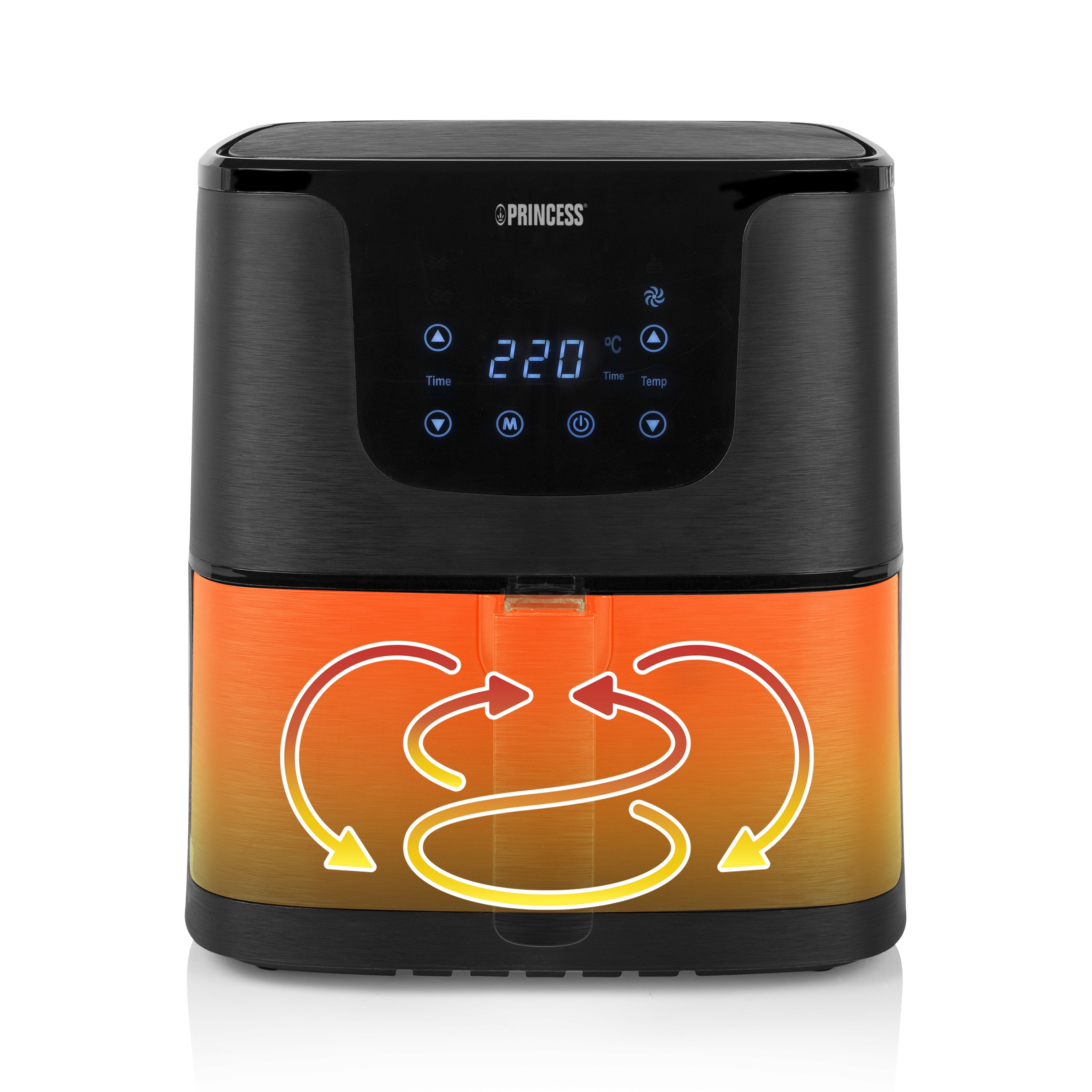 Freidora Por Aire Sin Aceite Princess Aerofryer 183014 1700w Capacidad 5.2l