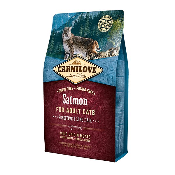 Carnilove Cat Salmon Sensitive&Long Hair 6kg